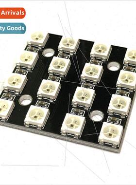 Color WS2812B-4*4-b RGB full color LED driver module 16-b co