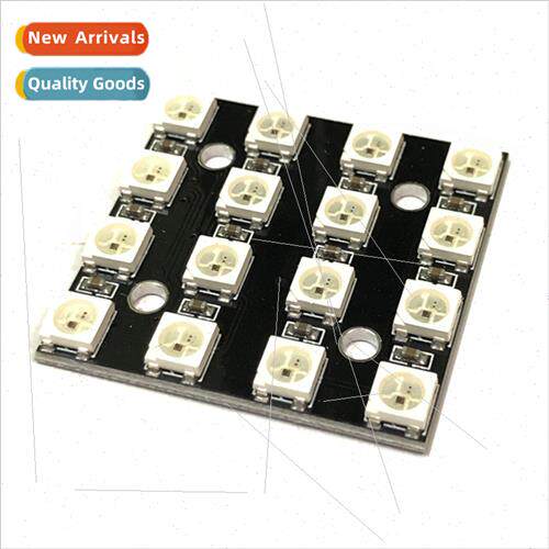 Color WS2812B-4*4-b RGB full color LED driver module 16-b co