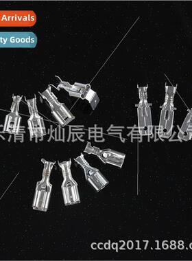 250pcs Insert Reed Terminal Insert 6.3mm Plug-in WaterproTer