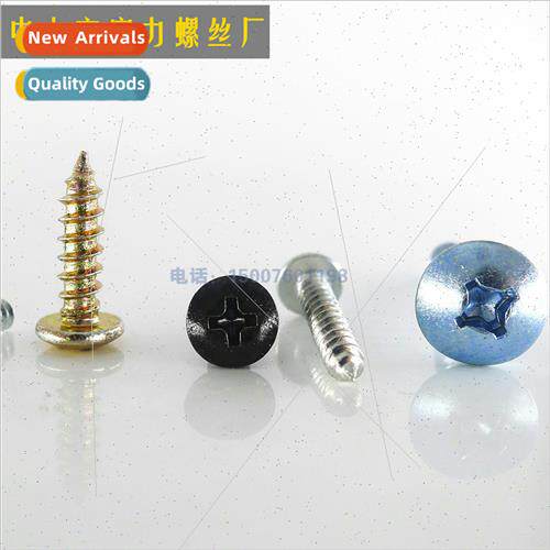 Large flat screws Phillips round head wh gasket -tapping scr