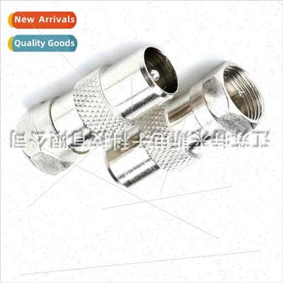 UK F head male to TV male Cable TV plug to F male F male to