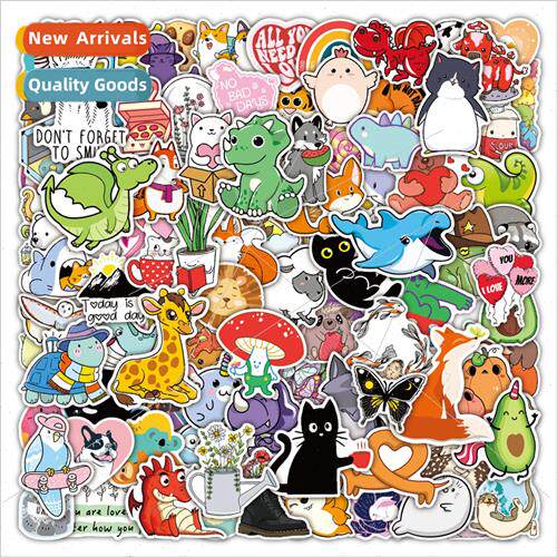 New stickers 100 children cute cartoon diy Europe luggage sk