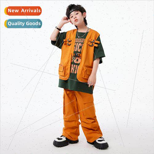 Set dance children tide clothing hip-hop boys American vinta