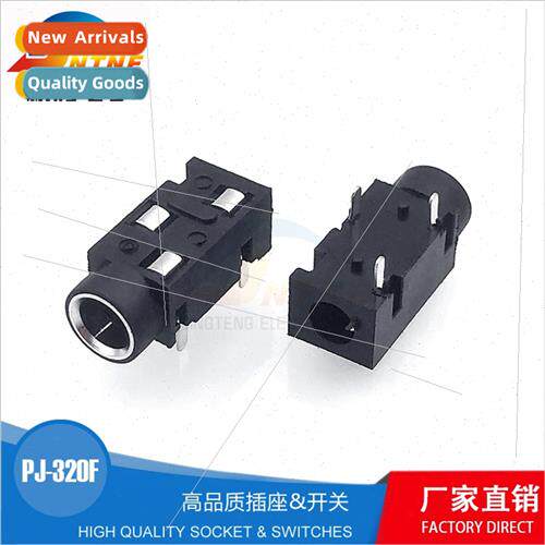 3.5mm Headphone Jack PJ-320F Female Copper Headphone Socket