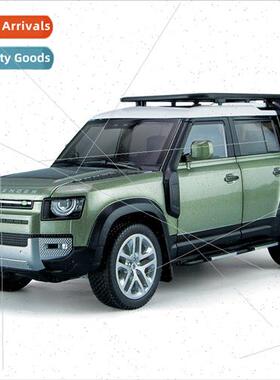 1 18 LRover Defender car model simulation alloy sound light