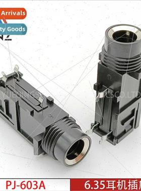 6.35 Headphone Socket PJ603A Whe Port Audio Video Socket Mic
