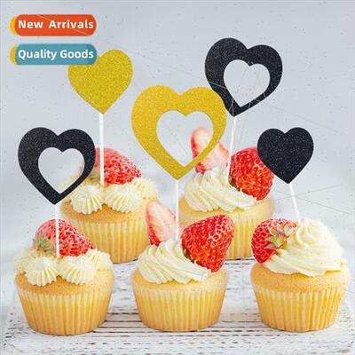 Golden Onion Love Baking Cupcake Birthday Cake ze Insert Cak