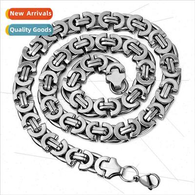 Europe ins retro hip hop men nd necklace fashion stainless s