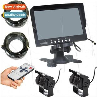 7-inch HD monor+20 meters aviation cable *2+truck bus camera