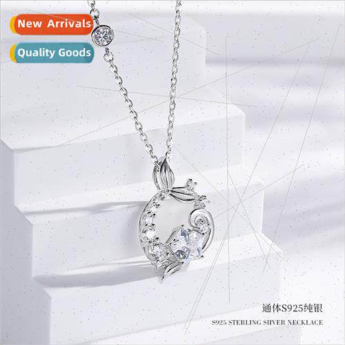 Fish life have you silver necklace female hundred niche 2023