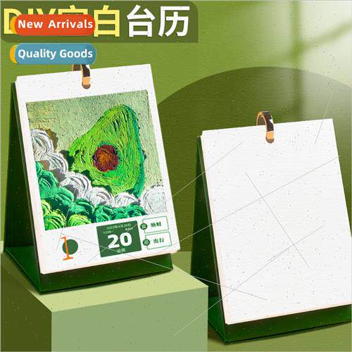 Blank desk calendar diy oil painting stick hand-painted book