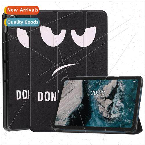 适用NokiaT20 Tablet Case Colorful tri-fold tablet case Nokia