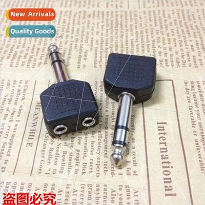 3.5 to 6.5 6.5 Dual Voice to Dual 3.5 Female Audio Adapter 6