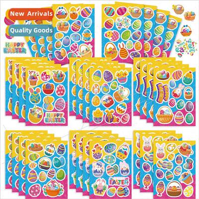 CM2310007 children cute Easter eggs parent-child interaction