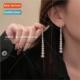 earrings female hundred size tide rhinestone new xury 2023