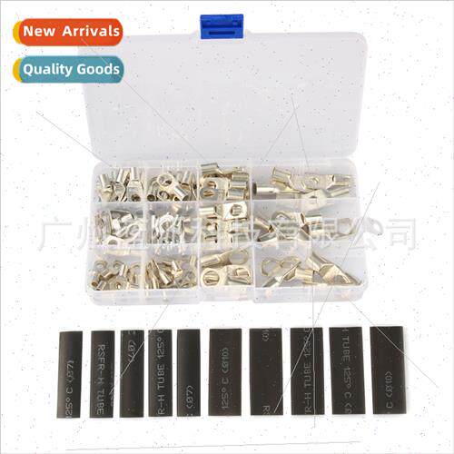 220PCS Boxed Peep Terminals Black Heat Shrinkable Tube Assor