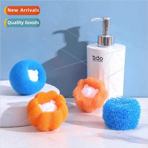 Washing machine lint remover bear laundry ball sponge cleani