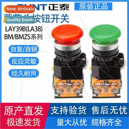 Push button self reset mushroom head button LAY39B-11MZS/1 e