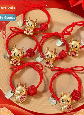 New red hair rope children festive hair circle ltle girl hai