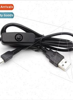 Raspbrry pi 1 meter USBTO MICRO USB wh swch power cable can