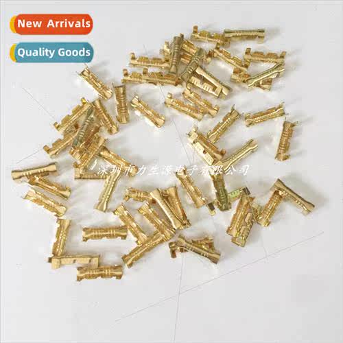 100pcs bag gold color U-type connector wiring bare terminal