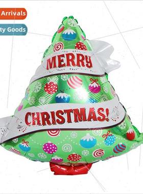 68x66cm New Candy Christmas Tree Aluminum Film Balloon Mall