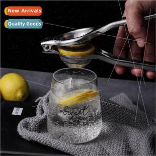 Stainless Steel Lemon Juicer Lemon Clip Juicer Portable Manu