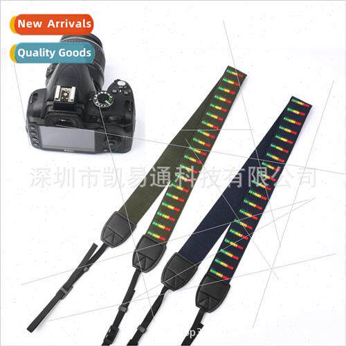Vintage Striped Camera Strap Neck Camera Strap SLR Digal Pho