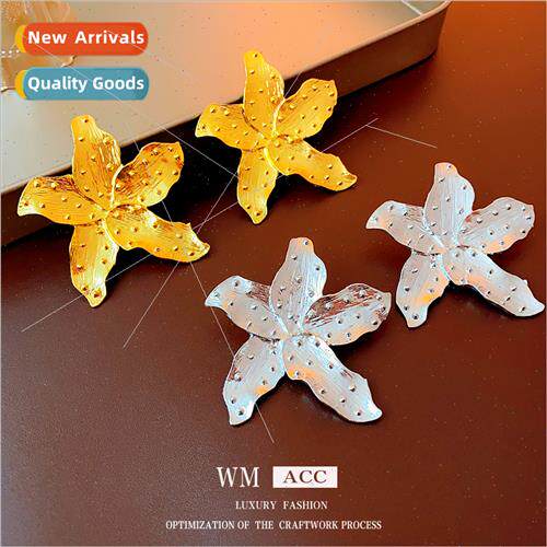 Europe flower earrings fashion earrings simple earrings fema