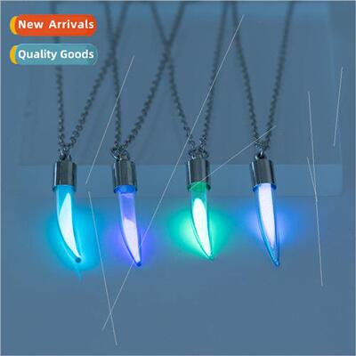 Halloween Glow-in-the-Dark Chili Pepper Collarbone Chain Acc