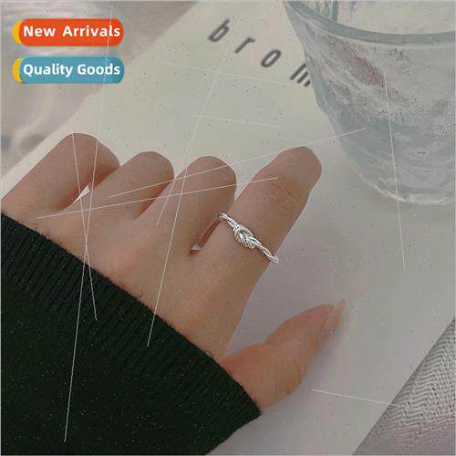 Rope Knot Ring Women mple Hundred Wrap Geometric Opening Adj