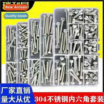 304 hexagon socket head cap screws set cylindrical head thin