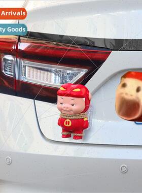 Porky Pig car tail pendant car outside doll car trunk motorc