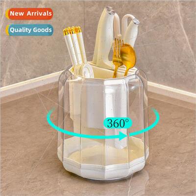 Rotating Knife RackKchen Knife ShelfCountertop Chopstick Cag
