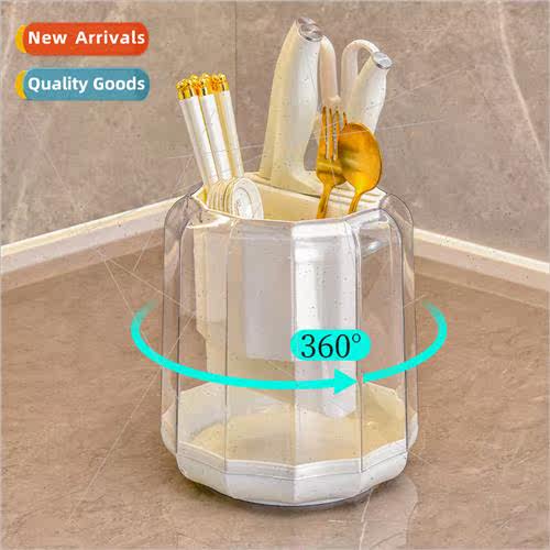 Rotating Knife RackKchen Knife ShelfCountertop Chopstick Cag