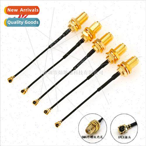 IPEX to SMA Adaptor Cable wh External Screw Internal Hole WI
