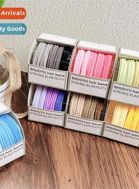 Korea candy color hair bhair rope high elasticy durable rubb