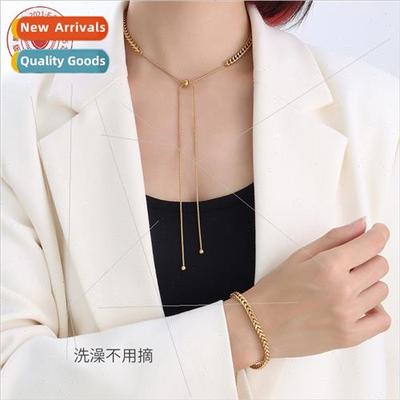 che Tassel Necklace Women Drawstring Clasp Necklace Gold Eur