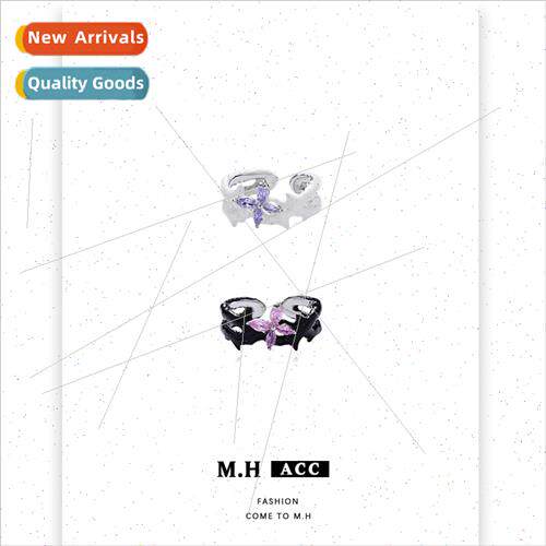 Summer new thorn flower ring women niche index finger ring h