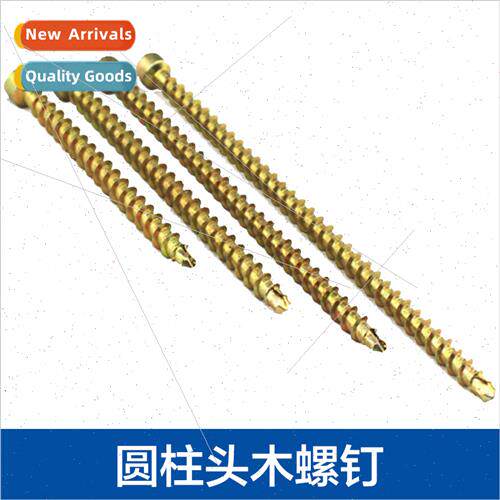 Plum groove wood structure wh a cylindrical head self-drilli