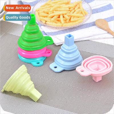 Creative folding mini retractable funnel kchen supplies funn