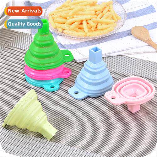 Creative folding mini retractable funnel kchen supplies funn