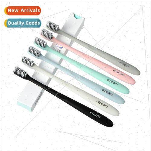 Spiral Bristle Toothbrush 6pcs  Set Adult Small Head Soft Gu