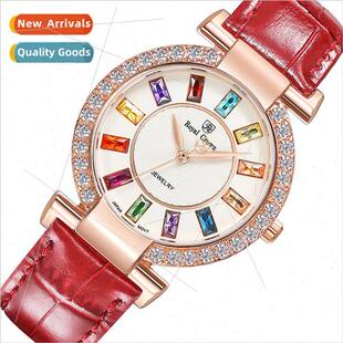 xury Fashion Watch Casual Belt Colorful Zirconia Colorful Di