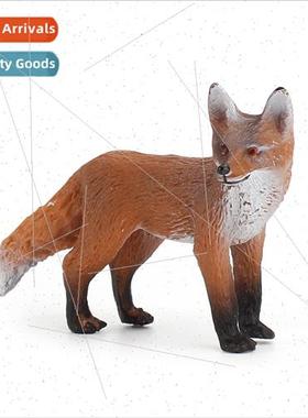 Microscopic simulation fox model static wildlife sandbox orn