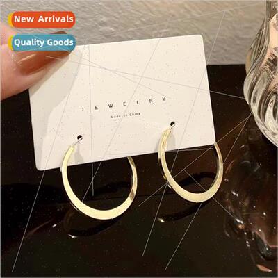 Circle earrings female hundred fashion metal earrings stud e