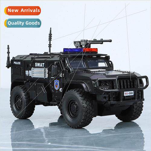 1 32 Tiger armored car simulation alloy sound light shock ab