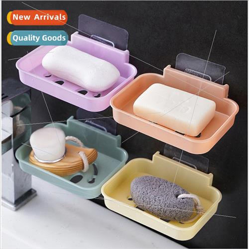 Smiley hole-free soap holder bathroom draining soap box bath