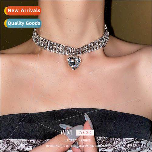 Europe diamonds love multi-layer necklace fashion spicy girl