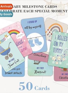 New Baby Milestone Cards Baby Milestone Cards Stickers 50 Ba